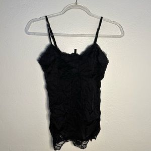 Hurley Black Lace Top